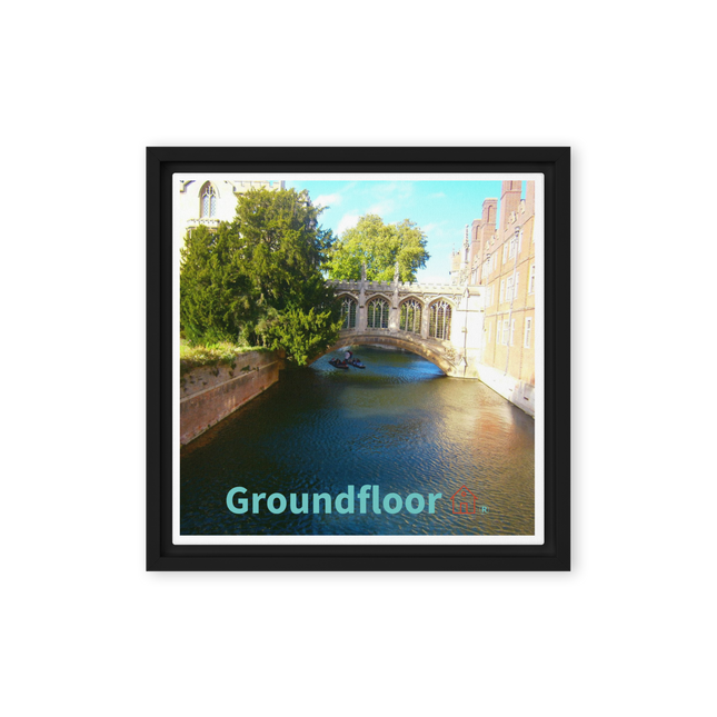 Beautiful Canel Framed canvas with Groundfloor with House Logo