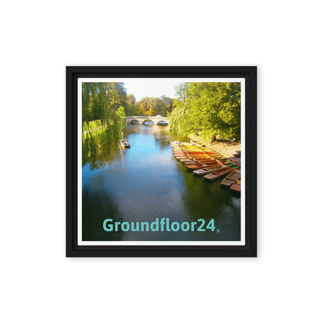 Beautiful Nature Framed canvas with Groundfloor24 without House Logo