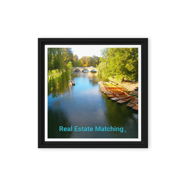 Beautiful Nature Framed canvas with realestatematching without key Logo