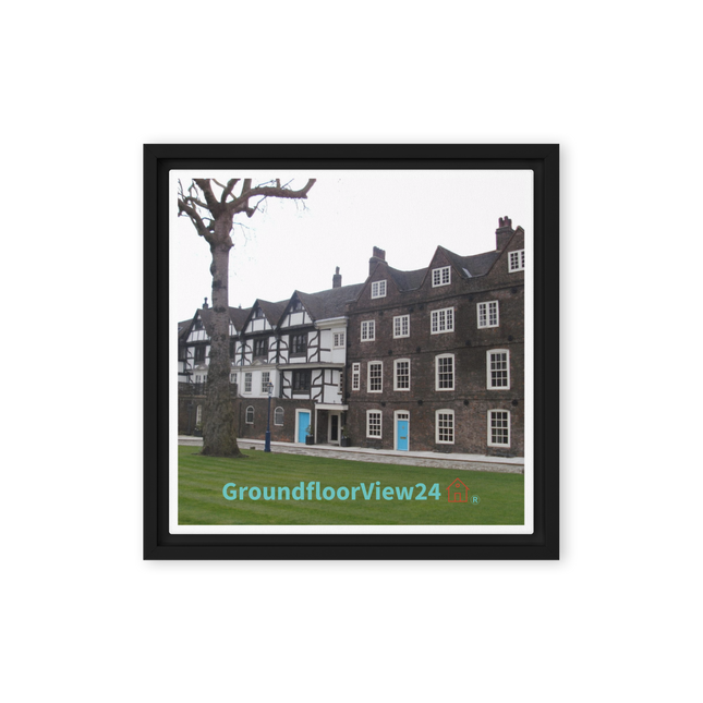 Beautiful Palace Framed canvas with groundfloorview24 with House Logo