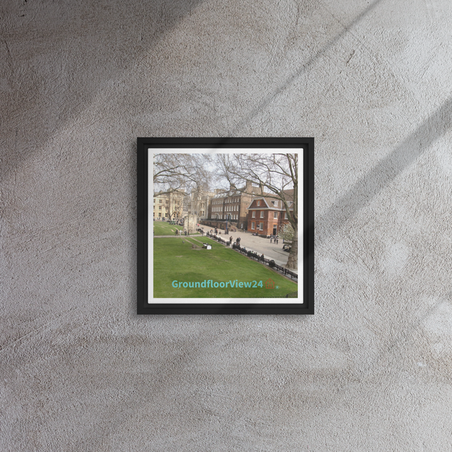 Beautiful Park Framed canvas with groundfloorview24 with House Logo