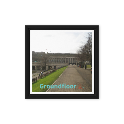 Majestic Palace Framed canvas with Groundfloor with House Logo