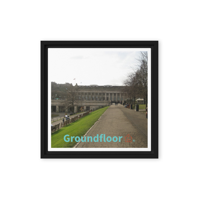 Majestic Palace Framed canvas with Groundfloor with House Logo