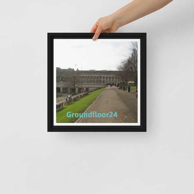 Majestic Palace Framed canvas with Groundfloor24 with House Logo