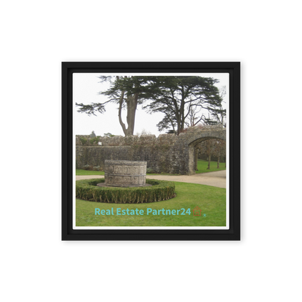 Nature's Wonders Framed canvas with realestatepartner24 with house Logo