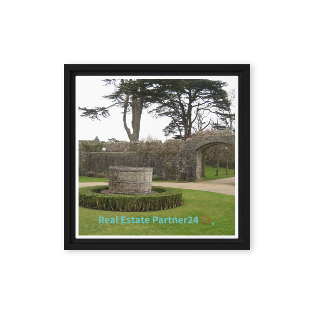 Nature's Wonders Framed canvas with realestatepartner24 with house Logo