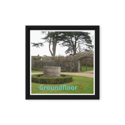 Nature's Wonders Framed canvas with Groundfloor with House Logo
