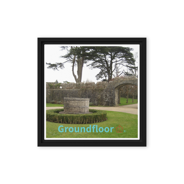 Nature's Wonders Framed canvas with Groundfloor with House Logo