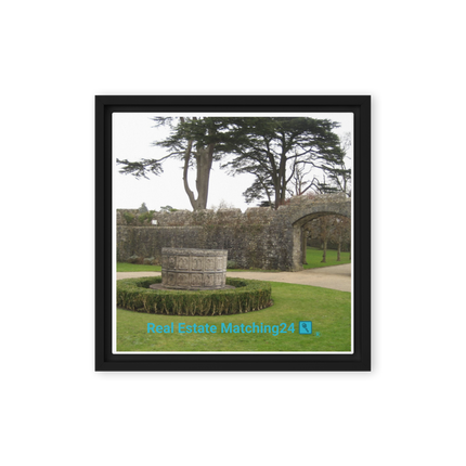Nature's Wonders Framed canvas with realestatematching24 with key Logo