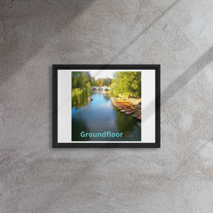 Beautiful Nature Framed canvas with Groundfloor with House Logo