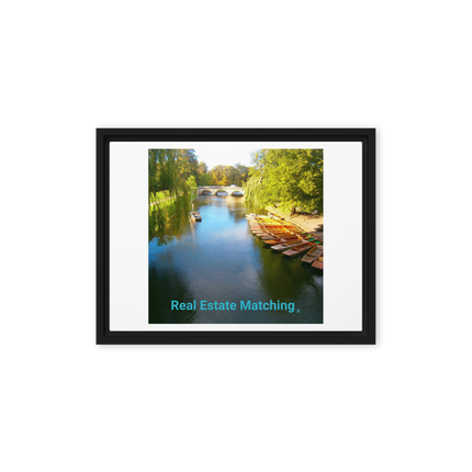 Beautiful Nature Framed canvas with realestatematching without key Logo
