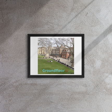 Beautiful Park Framed canvas with Groundfloor with House Logo