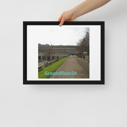 Majestic Palace Framed canvas with Groundfloor24 with House Logo