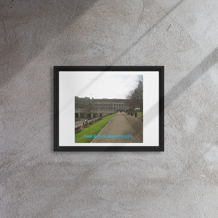 Majestic Palace Framed canvas with realestatematching24 without key Logo
