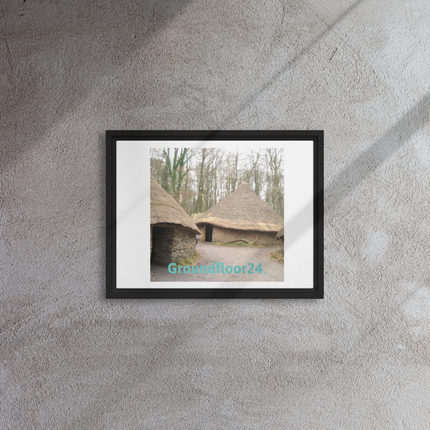 Village Charm Framed canvas with Groundfloor24 without House Logo