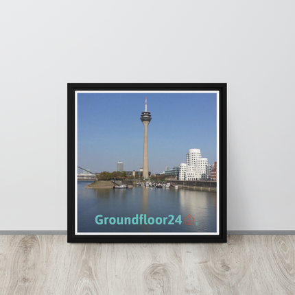 Lovely Sinari Framed canvas with Groundfloor24 Logo