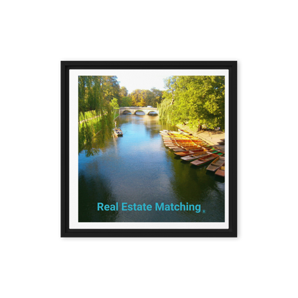 Beautiful Nature Framed canvas with realestatematching without key Logo