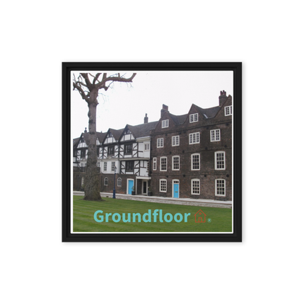 Beautiful Palace Framed canvas with Groundfloor with House Logo