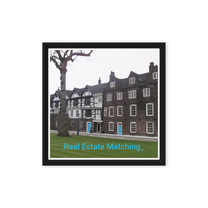 Beautiful Palace Framed canvas with realestatematching without key Logo
