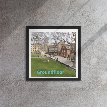 Beautiful Park Framed canvas with Groundfloor with House Logo