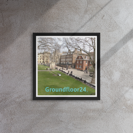 Beautiful Park Framed canvas with Groundfloor24 without House Logo