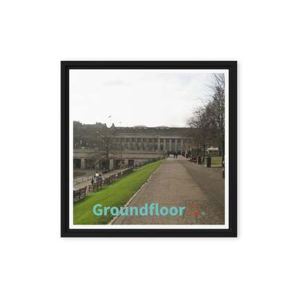 Majestic Palace Framed canvas with Groundfloor with House Logo