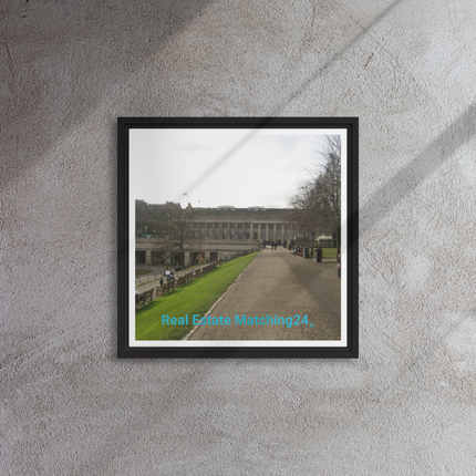 Majestic Palace Framed canvas with realestatematching24 without key Logo