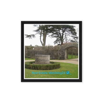 Nature's Wonders Framed canvas with realestatematching24 with key Logo