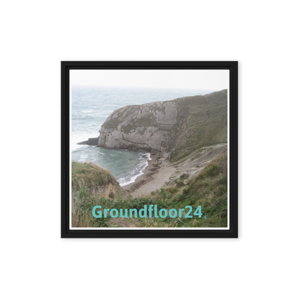 Sea & Hills Framed canvas with Groundfloor24 without House Logo