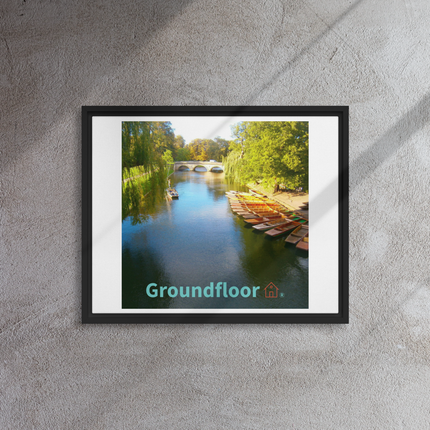 Beautiful Nature Framed canvas with Groundfloor with House Logo