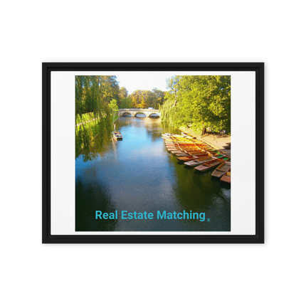 Beautiful Nature Framed canvas with realestatematching without key Logo