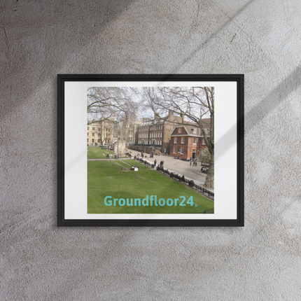 Beautiful Park Framed canvas with Groundfloor24 without House Logo