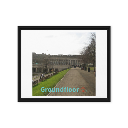Majestic Palace Framed canvas with Groundfloor with House Logo