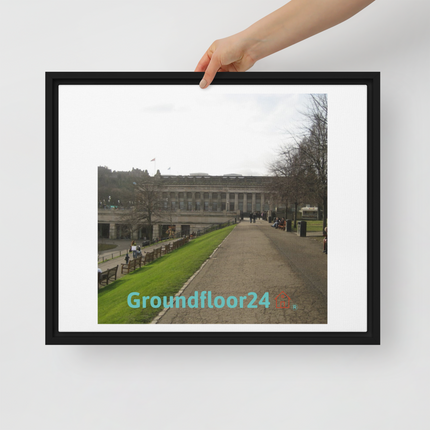 Majestic Palace Framed canvas with Groundfloor24 with House Logo