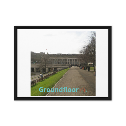 Majestic Palace Framed canvas with Groundfloor with House Logo