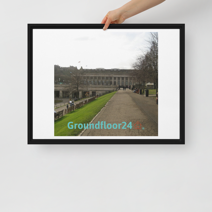 Majestic Palace Framed canvas with Groundfloor24 with House Logo