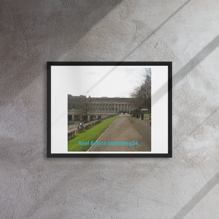 Majestic Palace Framed canvas with realestatematching24 without key Logo