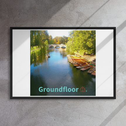 Beautiful Nature Framed canvas with Groundfloor with House Logo
