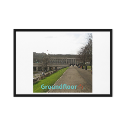 Majestic Palace Framed canvas with Groundfloor with House Logo