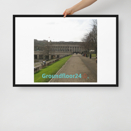 Majestic Palace Framed canvas with Groundfloor24 with House Logo