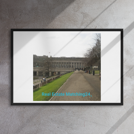 Majestic Palace Framed canvas with realestatematching24 without key Logo