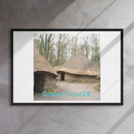 Village Charm Framed canvas with Groundfloor24 without House Logo