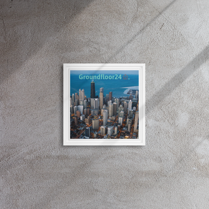 Beutiful Sinari Framed canvas with Groundfloor24 Logo