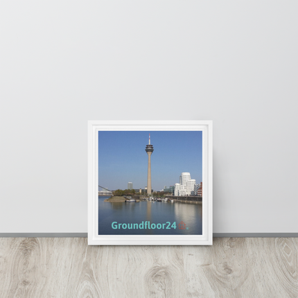 Lovely Sinari Framed canvas with Groundfloor24 Logo