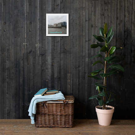 Beautiful Place Framed canvas with Groundfloor24 Logo