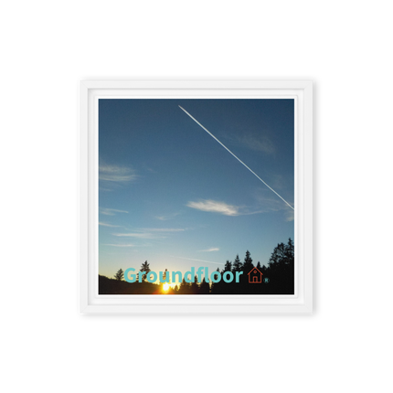 Attractive Sinari Framed canvas with Groundfloor with House Logo