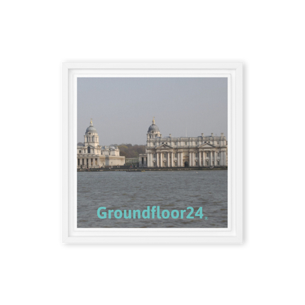 Riverside Beauty Framed canvas with Groundfloor24 without House Logo