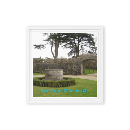 Nature's Wonders Framed canvas with realestatematching with key Logo