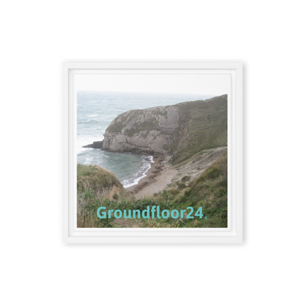 Sea & Hills Framed canvas with Groundfloor24 without House Logo
