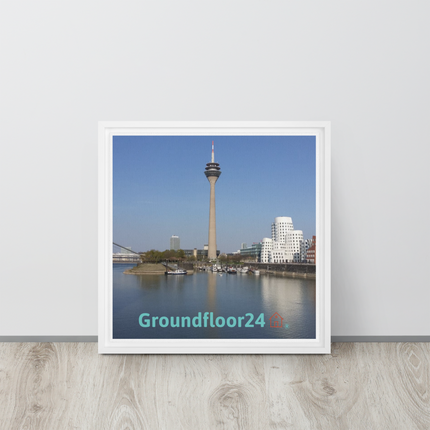 Lovely Sinari Framed canvas with Groundfloor24 Logo